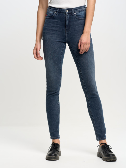 Dámske skinny nohavice jeans CLARA 766
